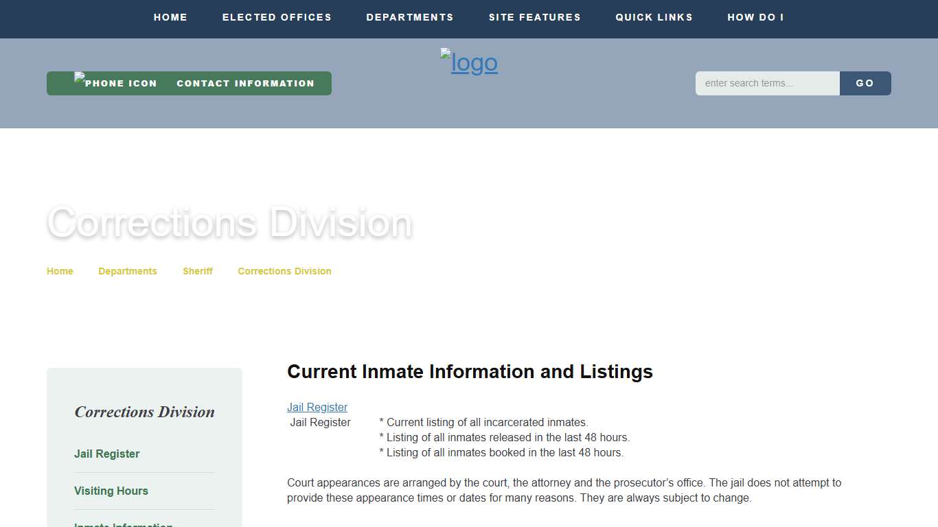 Corrections Division